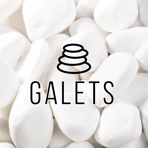 Galet Blanc Jardin Galets Blancs Polaire Blanc Pur Galet Plat Galet ronds Carrare Marbre Pailleté jardin massifs fournisseur achat vente livraison sac 25 kg big bag pas cher stock nettoyer galet
