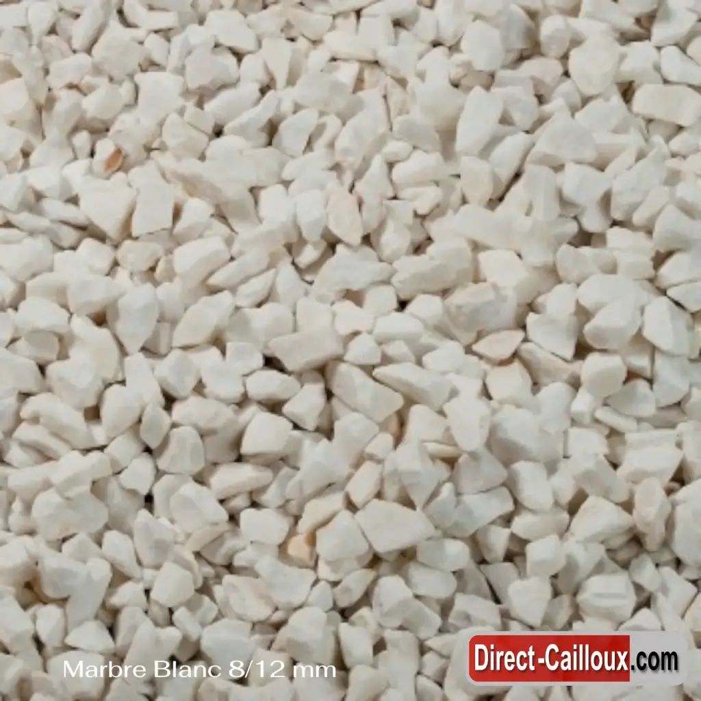Marbre Blanc 8/12 - Vrac Retrait Dépôt