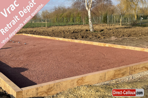 Sable Rouge 0/4 mm - Vrac Retrait Dépôt