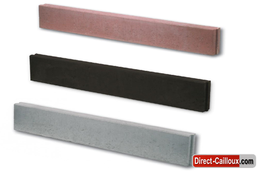 Bordure droite Béton 1m / 3 coloris
