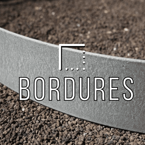 Bordure extérieure béton Plastique recyclé Ecolat 