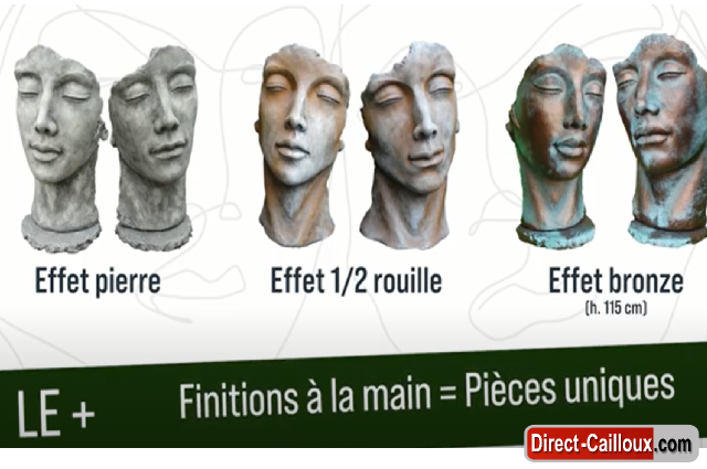 Visage Homme ou Femme - 3 Finitions aux choix