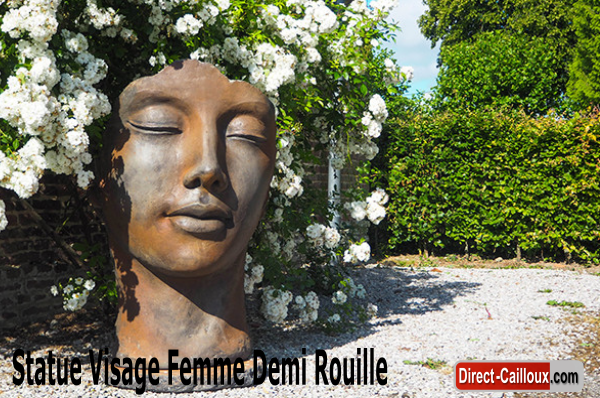 Visage Femme Demi Rouille Direct-Cailloux.com