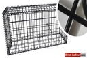 GABION Noir Mat Série BLACK EDITION 100 x 30 x 50 cm