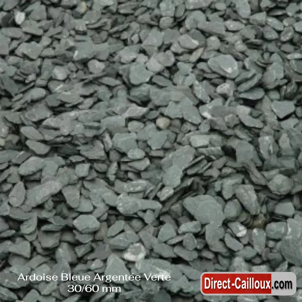 Ardoise 30/60 mm - Bleu Argenté/Vert - Vrac Retrait Dépôt