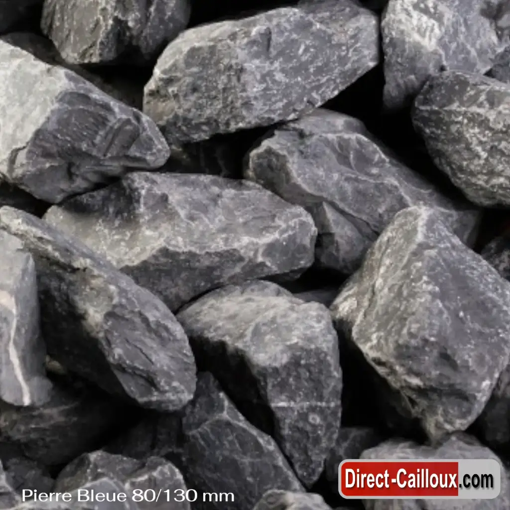 Pierre Bleu 80/130 mm - Vrac Retrait Dépôt