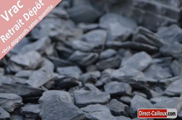 Ardoise Noire 40/60 mm - Vrac Retrait Dépôt