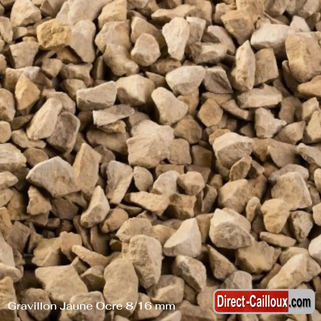 Gravillon Jaune Ocre 8/16 mm (sur commande)