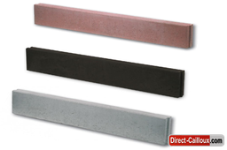 Bordure droite Béton 1m / 3 coloris