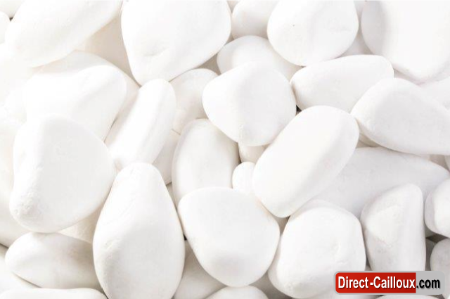 ▷ Galet Blanc Polaire Livraison FRANCE calibres sac ou Big Bag
