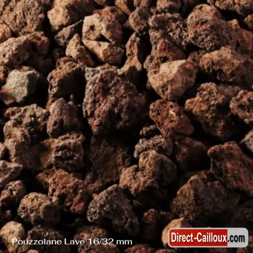 Pouzzolane Lave - 16/32 mm - Vrac retrait dépôt